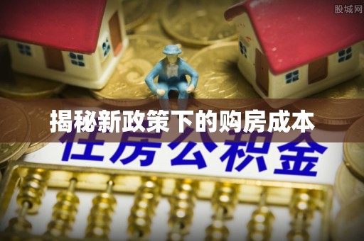凤台揭秘新政策下的购房成本
