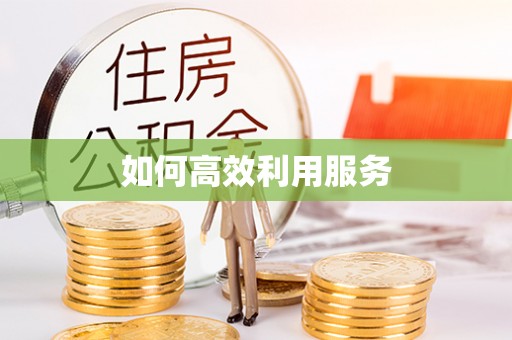 凤台如何高效利用服务